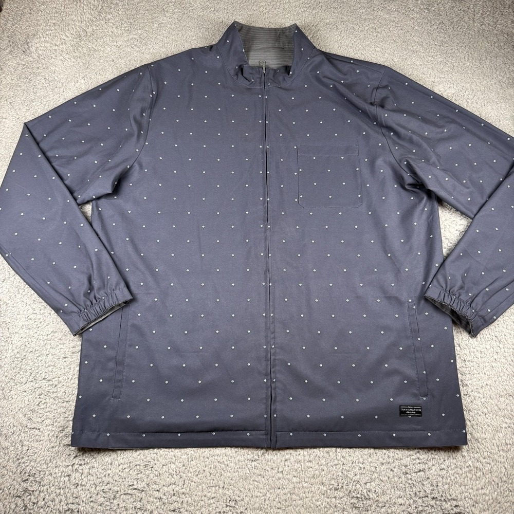Travis Mathew Golf Reversible Gray and Blue Jacket L/XL